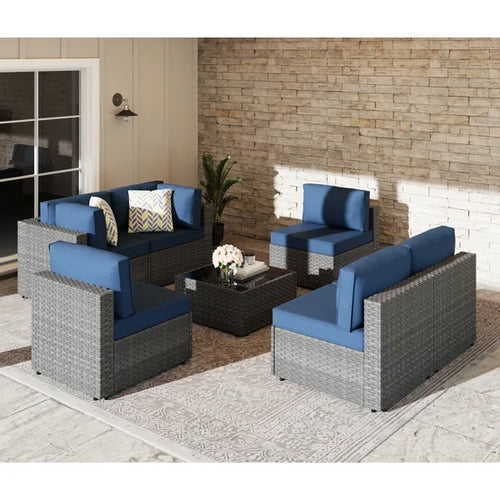Alivia 6-Person Outdoor Patio Set Seating Group with Cushions